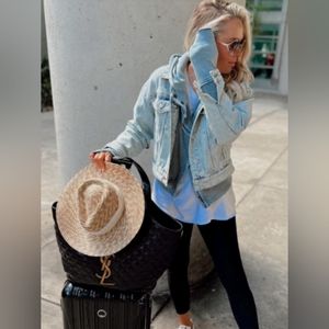 Wild Fable Cropped Denim Trucker Jacket